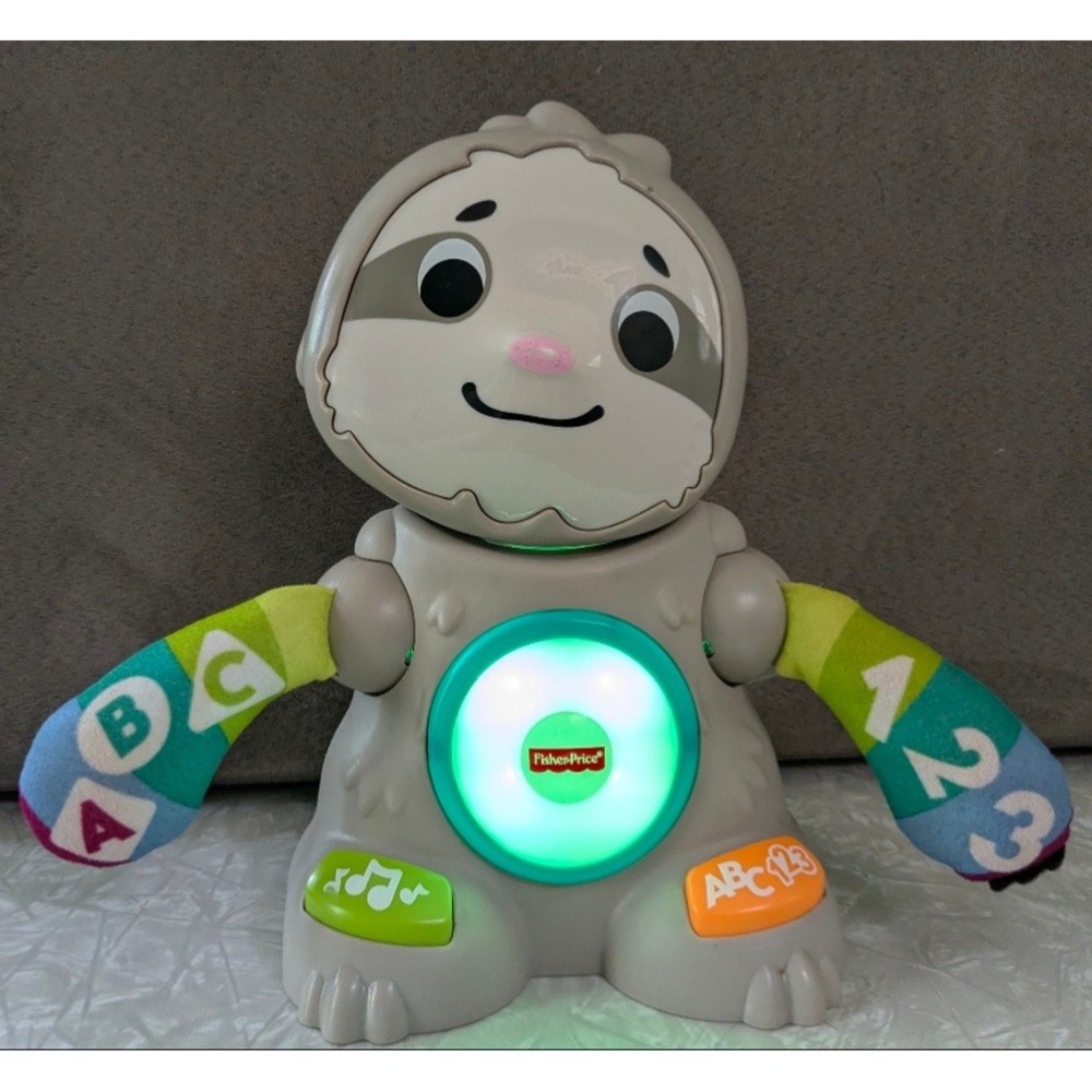 Fisher-Price Linkimals Smooth Moves Sloth Learning Toy - Light & Sound WORK! - Picture 1 of 3